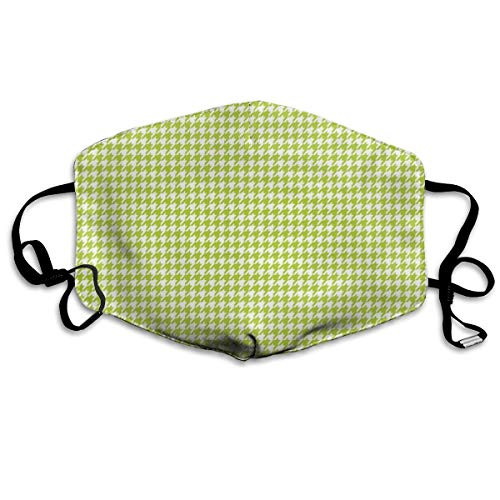 Fashion Windproof Mask Facial Decorations Unisex-Abstract Textile Pattern Scottish Ethnic Four-Pointed Checks Artsy Motif