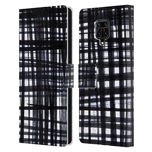 Head Case Designs Officially Licensed Caitlin Workman Brushed Check Patterns Leather Book Wallet Case Cover Compatible with Redmi Note 9 Pro/Redmi Note 9S