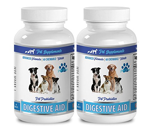 Dog probiotics Chews - Advanced Formula - Digestive AID - PET PROBIOTICS - for Dogs - Dog Digestive enzymes Chews - 2 Bottle -120 Chewable Tablets- Dog probiotics Chews - Advanced Formula - Digestive AID - PET PROBIOTICS - for Dogs - Dog Digestive enzymes Chews - 2 Bottle -120 Chewable Tablets-
