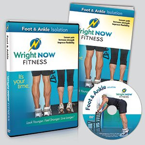 Foot  and  Ankle Isolation Exercise and Stretch Workout DVD to Lessen Pain- Increase Strength- Improve Flexibility and Range of Motion with Aaron Wright