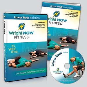 Lower Back Isolation Exercise and Stretch Workout DVD to Lessen Pain- Increase Strength- Improve Flexibility and Range of Motion with Aaron Wright