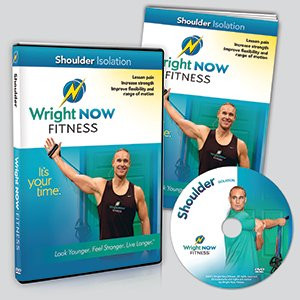 Shoulder Isolation Exercise and Stretch Workout DVD to Lessen Pain- Increase Strength- Improve Flexibility and Range of Motion with Aaron Wright
