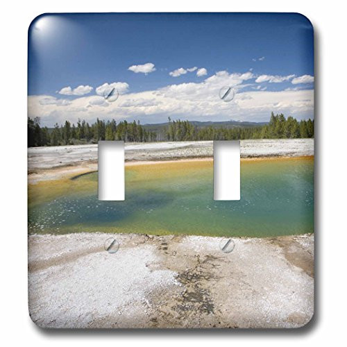 3dRose lsp-97410-2 Wyoming- Yellowstone NP- Geyser Basin- Pool-US51 JWI0286-Jamie and Judy Wild Double Toggle Switch- Multicolor