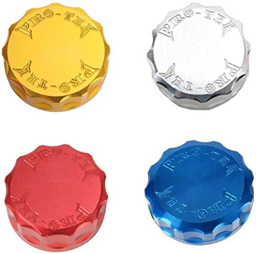 Pro-Tek Silver Rear Brake Fluid Reservoir Cap Made For Kawasaki Ninja 650R EX650R 2006 2007 2008 2009 2010 2011 2012 2013 2014 2015 2016 EX-650R EX 650R -Silver-