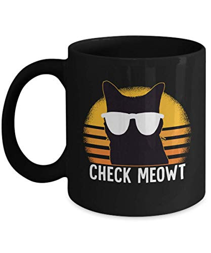Check Meowt Funny Cat Lover Coffee Mug
