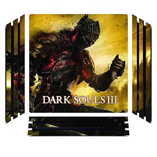 Dark Souls III 3 DS3 Game Skin for Sony Playstation 4 Pro - PS4 Pro Console Dark Souls III 3 DS3 Game Skin for Sony Playstation 4 Pro - PS4 Pro Console