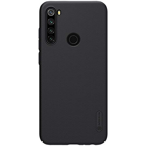 for Xiaomi Redmi Note 8T Case-Nillkin Frosted Shield Anti Fingerprints Hard Cases Back Cover for Xiaomi Redmi Note 8t -Black-