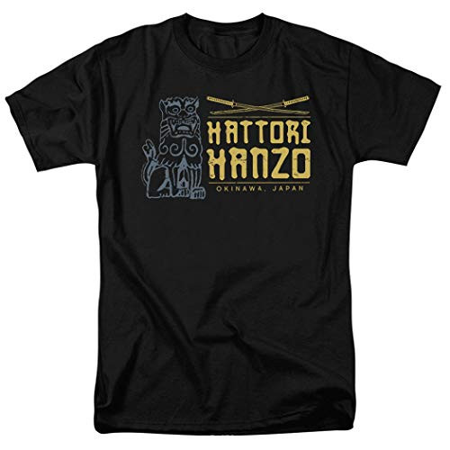 Popfunk Kill Bill Hattori Hanzo Swords Movie T Shirt  and  Stickers -XX-Large- Black