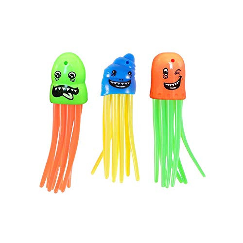UTDKLPBXAQ 3 Pcs Octopus Pool Diving Kids Toys Octopus Bath Toys Underwater Pool Toys with Funny Face for Children