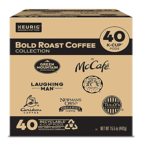 Keurig Bold Roast Coffee Collection- Single -Serve K-Cup Pods Variety Pack- 40 Count