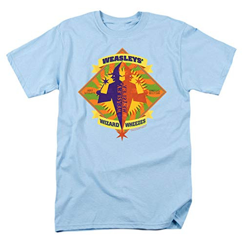 Popfunk Harry Potter Weasleys' Wizard Wheezes T Shirt  and  Stickers -XX-Large- Sky Blue