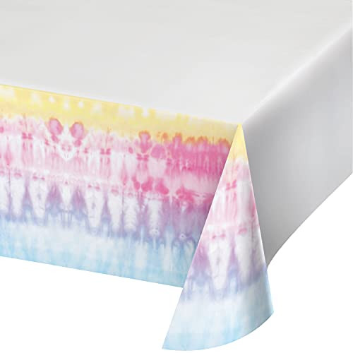 Tie Dye Party Paper Tablecloth- 3 ct