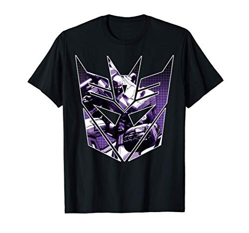 US Transformers  Plus  Logo Decepticon Shield Megatron 01 Black T-Shirt