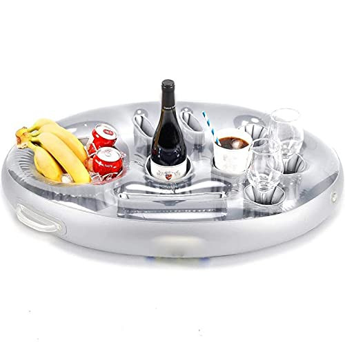 Drink Holder -Inflatable Floating Drink Holder -Drink Float for Pool Party Beach-Accessories for Pools Hot Tub