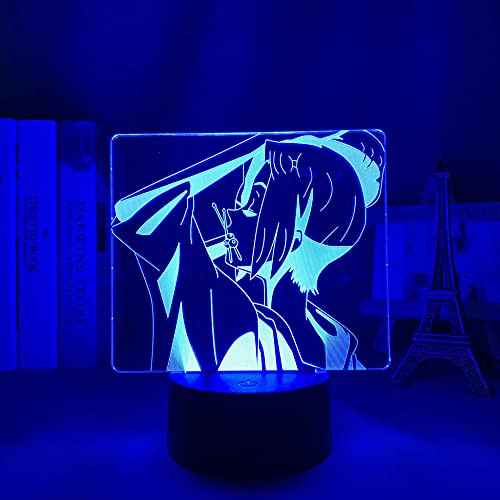 3D Night Light led Sleep for Kids-Led Night Light Samurai Champloo for Kids Bedroom Decor Nightlight Birthday Gift Anime Samurai Champloo Gadget Room Table Lamp