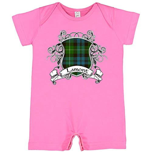 inktastic Lamont Tartan Shield Infant Romper 18 Months Raspberry 23296