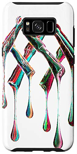 Galaxy S8 Plus  TrendingDesigns Drip Colorful Paint Brush Case