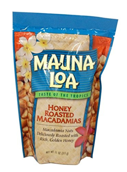 Mauna Loa Macadamias- Honey Roasted- 11-Ounce Package