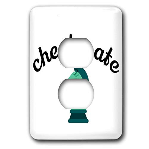 3dRose 3DRose Gabriella-Quote - Image of Checkmate Quote - 2 plug outlet cover -lsp-322148-6-