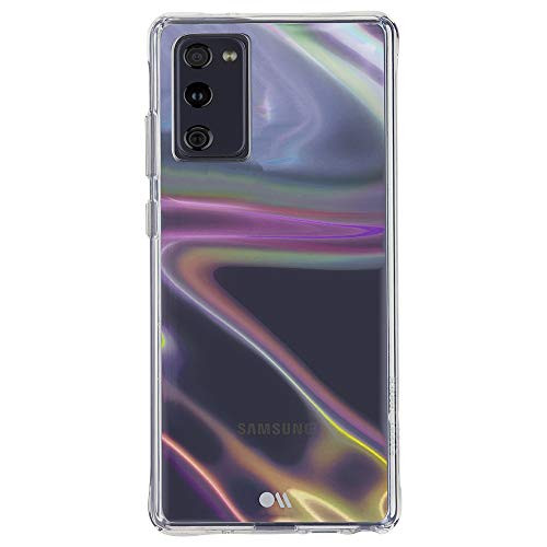 Case-Mate - SOAP Bubble - Case for Samsung Galaxy S20 FE 5G -Fan Edition- - 6.5 inch - Iridescent Swirl