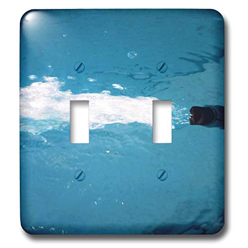 3dRose lens Art by Florene - Water Art - Image of Hose Water Filling Cape Coral Florida Pool - double toggle switch -lsp-308276-2-