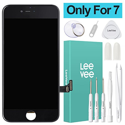 for iPhone 7 Screen Replacement,iPhone 7 Screen Repair with Tools Kit, New LCD Touch Screen Repair Kit for iPhone 7 Black 4.7inch 3D Touch Screen Digitizer Assembly Replacements