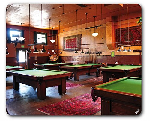1art1 Billiards Mouse Pad - Pool Saloon -9 x 7 inches-