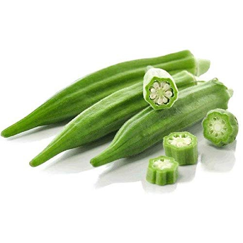 Clemson Spineless Okra Seeds- 25 Count "COOL BEANS N SPROUTS" Brand. Heirloom. Non-GMO. Home Gardening.