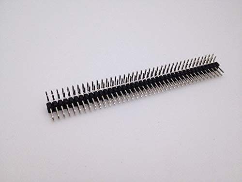 100PCS Pitch 2.54mm 2x40 Pin 80 Pin Double Row Right Angle Male Pin Header Strip Connector for PCB Board ARDUINO 100PCS Pitch 2.54mm 2x40 Pin 80 Pin Double Row Right Angle Male Pin Header Strip Connector for PCB Board ARDUINO