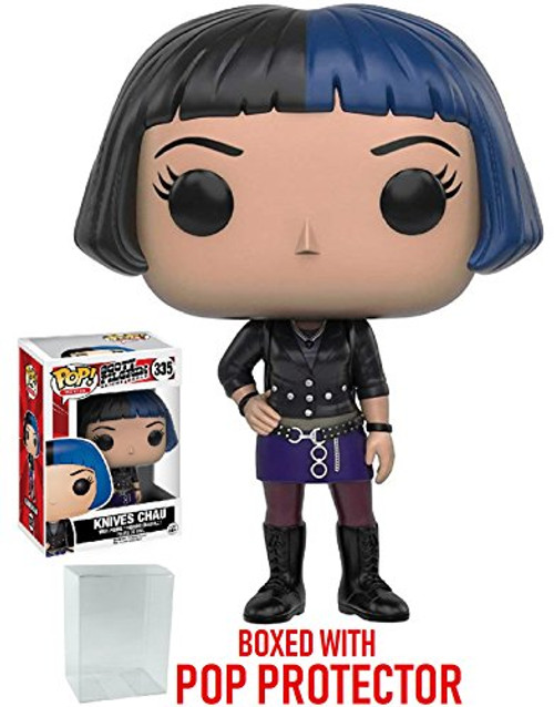 Funko Pop! Movies: Scott Pilgrim vs. the World - Knives Chau Vinyl Figure (Bundled with Pop BOX PROTECTOR CASE)
