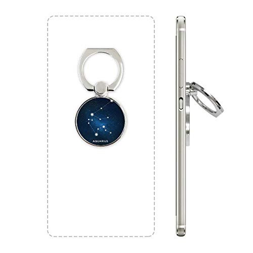 Aquarius Constellation Zodiac Sign Cell Phone Ring Stand Holder Bracket Universal Smartphones Support Gift