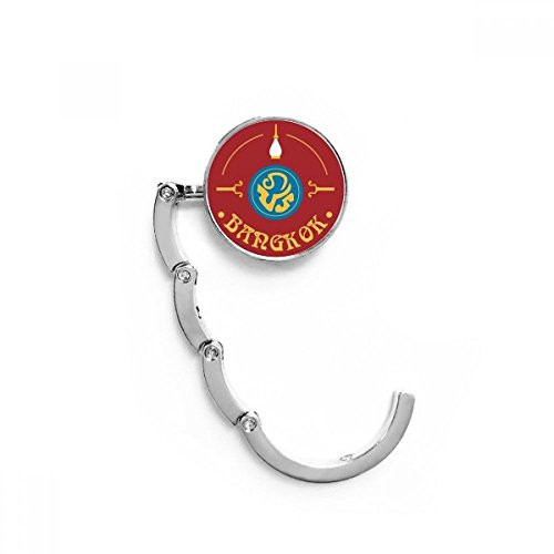 Thailand Culture Special Character Shield Table Hook Decorative Clasp Extension Foldable Hanger