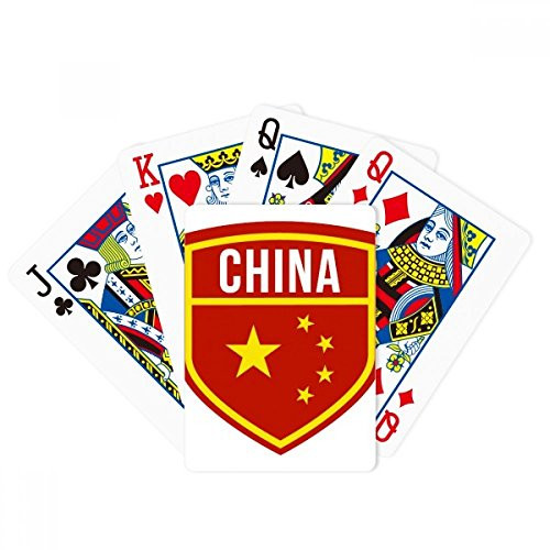 DIYthinker Made in China Shield National Flag Poker Playing Magic Card Fun Board Game