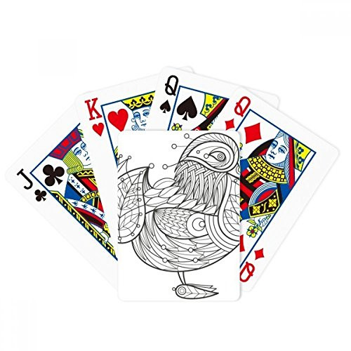 DIYthinker Bird Paint Flying Line Poker Playing Magic Card Fun Board Game