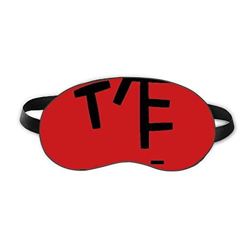 Chinese Death China Character Sleep Eye Shield Soft Night Blindfold Shade Cover