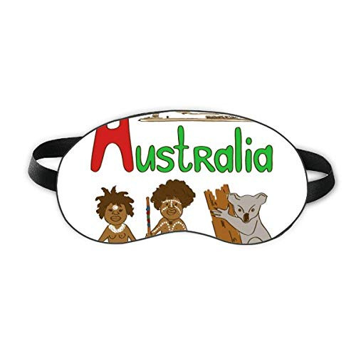 Australia National symbol Landmark Pattern Sleep Eye Shield Soft Night Blindfold Shade Cover