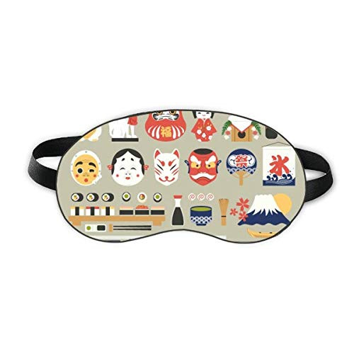Local Japanese Well Known Stuff Sleep Eye Shield Soft Night Blindfold Shade Cover