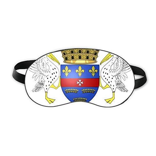Saint Barthelemy Asia National Emblem Sleep Eye Shield Soft Night Blindfold Shade Cover
