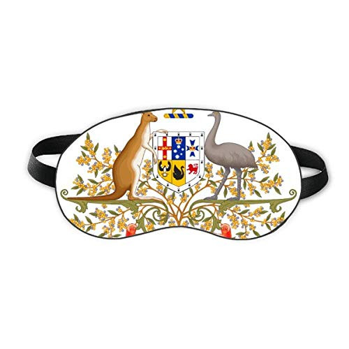 Canberra Australia National Emblem Sleep Eye Shield Soft Night Blindfold Shade Cover