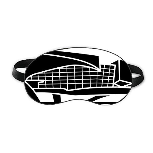 Germany Famous Landmark Architecture Sleep Eye Shield Soft Night Blindfold Shade Cover