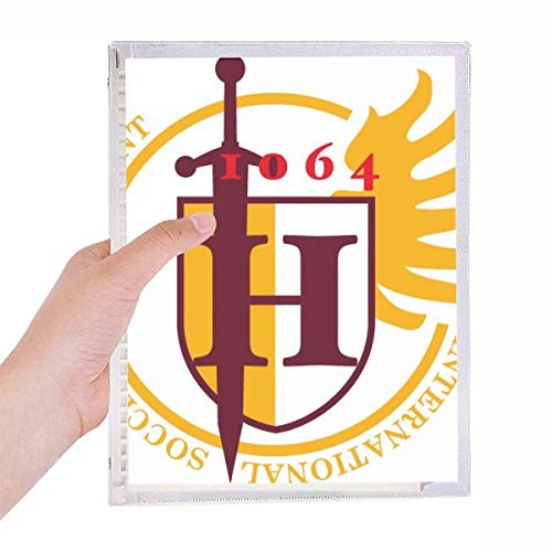 Middle Ages Brave Swords Shield Notebook Loose Leaf Diary Refillable Journal Stationery