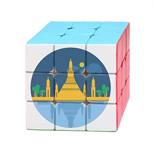 Thailand Special Temple Shield Magic Cube Puzzle 3x3 Toy Game Play