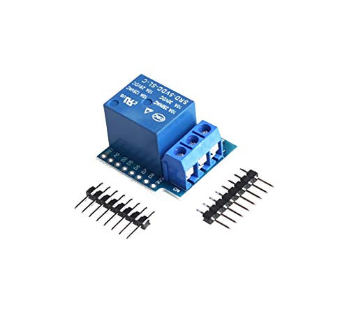 Anncus 1Set One Channel Wemos D1 Mini Relay Shield Wemos D1 Mini Relay Module ESP8266 Development Board 1 Channel