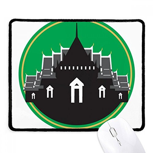 Thailand Made in Thailand Temple Shield Mousepad Stitched Edge Mat Rubber Gaming Pad