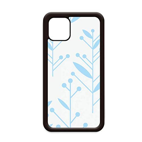 Blue Bud Flower Plant Paint for iPhone 11 Pro Max Cover for Apple Mobile Case Shell