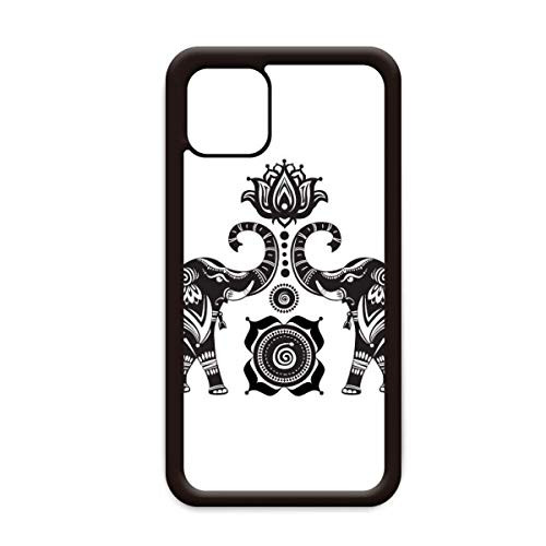 Paint Elephant Friend Two Happy for iPhone 11 Pro Max Cover for Apple Mobile Case Shell