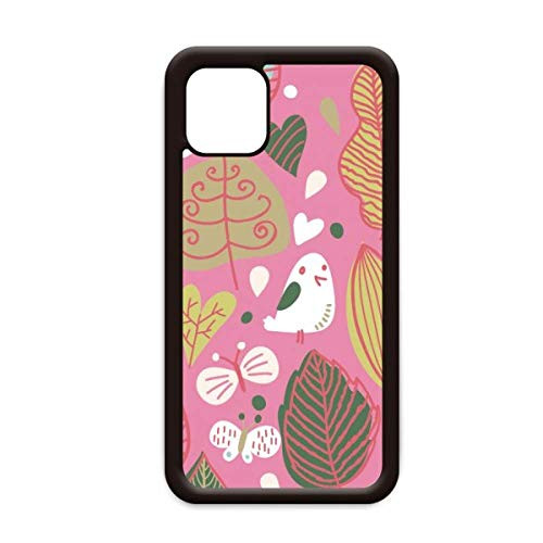 Powdered Leaf Flower Plant Paint for iPhone 11 Pro Max Cover for Apple Mobile Case Shell