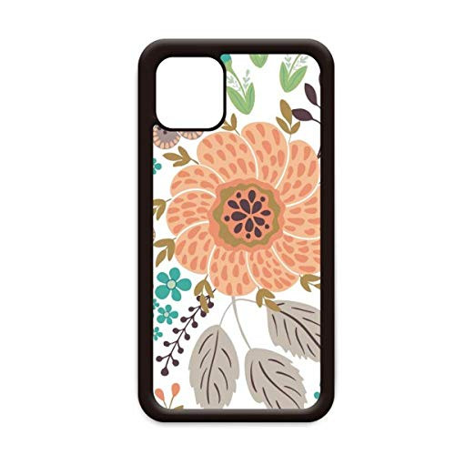 Sun Orange Flower Plant Paint for iPhone 11 Pro Max Cover for Apple Mobile Case Shell