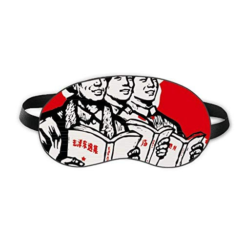 Worker Peasant Soldier China Red Sleep Eye Shield Soft Night Blindfold Shade Cover