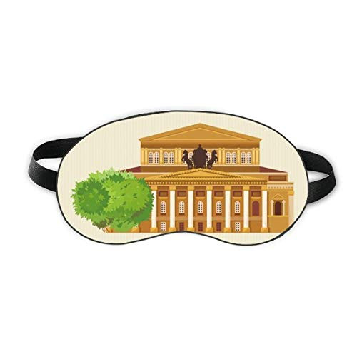 Illustration Russia Landmark National Symbol Sleep Eye Shield Soft Night Blindfold Shade Cover